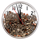 Clock with Money